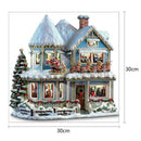 5D DIY Full Drill Diamond Painting Christmas House Cross Stitch Embroidery