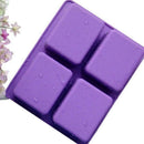 4-grids Rectangle Tree Soap Mold Cake Mold Silicone Mold Chocolate Mould W6Y5