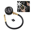 No-Leak Car Motorcycle Truck Tire Pressure Gauge Deflator Bleeder Valve Tool