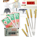 50 Needles For Sewing Machine Needles, Mixed size