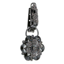 5Pcs DIY Floral Rhinestone Duck-mouth Clasp Buckle Button for Sewing Crafts