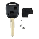 2 Button Remote Key Shell Rubber Pad Switch Blade Repair Kit For Yaris OZ