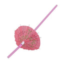 10 Cocktail Umbrella Straw Tropical Hawaiian Party Accessories Random Color