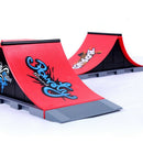 Skate Park Ramp Parts for Tech Deck Fingerboard Finger Board (A)