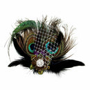 Peacock Feather Rhinestones Bridal Wedding Hair Clip Head Pin Hairpin gift