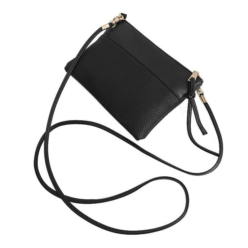 New PU Leather Women Litchee Patern Small Bags Shoulder Bag Crossbody Bag