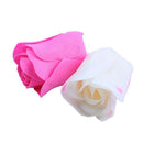 9Pcs Scented Rose Flower Petal Bath Body Soap Wedding Party Gift(Rose+White