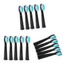 15 Sets Sonic Replacement Tooth Brush Head for Seago Electric Toothbrush Black
