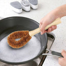Plant Based Cleaning Brush Set 4 Piece, Beech Wood and Coconut Bristle Wood C9D6