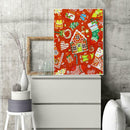 5D DIY Special Shaped Diamond Painting Christmas House Embroidery Craft Kit