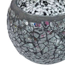 Mosaic Glass Tealight Candle Holder Candlestick for Wedding DIY Decoration_D