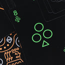 Black Luminous Fluorescent Poker Cards Playing Card Glow In The Dark 3C