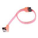 10-inch 26AWG SATA III 6.0 Gbps 7pin Female to Female Data Cable with Locking