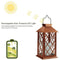 Solar Powered Lamp Candle Hanging Table Lantern Outdoor Garden Light Home Decor