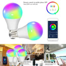 Blueteeth WiFi E27 Smart LED Magic Light Bulb RGB APP Voice Control Wake Up Lamp
