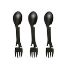 5-in-1 Stainless Steel Camping Survival EDC Tool Fork Opener Spoon Bottle L7L2