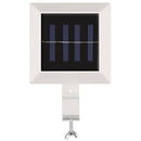 6 Bright LED Solar Lights Outdoor Wall Light Security Light Night for Gutter