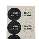 80pcs(10sheet) Black white Handmade Sealing Stickers Gift Box Labels Gift DIY 3C