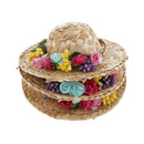 3 Lot Fashionable 1/4 Straw Hat For  DOD MSD 17inch Dress Up Head Accs
