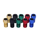 10Pcs Presta To Schrader Valve Adapter Converter Multicolor Bicycle Bike Ti