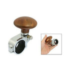 Car Power Handle Steering Wheel Knob Clamp Suicide Grip Spinner Brown K9L5