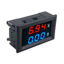 Dual LED Digital Voltmeter Ammeter Panel Amp Volt Gauge DC 0-100V 0-10A VRL