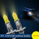2X 12V 55W 3000K H1 Yellow Halogen Headlight Fog Lamp Bulb foruto-Car.AU W3W4