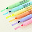 6pcs/Set Candy Color Highlighter Notebook Maker Pens Line Pen Marker Fluore C7H5