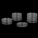 10pc 22.5mm Applied Clear Round Cases Coin Storage Capsules Holder Round PlastME