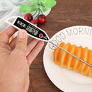 Fried Food Thermometer Stainless Steel Probe LCD 1.5V Battery Kitchen Home Tool