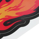 2 Packs Yellow Red Flame Fire Design Vehicle Car Decals Stickers Decor