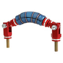 Aluminum Car Ceiling Grab Handle 45 Degree Auto Interior Roof Handle (Red) A