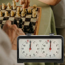 Retro Analog Chess Clock Timer - Battery Chess Clock with Large Easy-to-Read