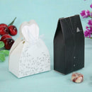 50pcs Bride Groom Dress Candy Boxes Wedding Favors Bags Gift Party Supplies