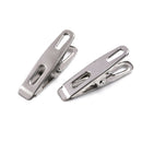 20Pcs Stainless Steel Clothes Pegs Hanging Pins Clips Laundry Metal Clamps LJ