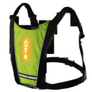 Yellow Led Wireless Cycling Vest 20L Mtb Bike Bag Turn Signal Led Light Ves