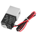 DC12V Solenoid Valve 1/4 Inch 2 Way Normally Closed Direct-Acting Pneumatic Q1R6