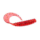 40pcs 5cm/1.97" Soft Worm Fishing Lure Baits Fishing Tackle+8pcs Lead Hooks