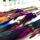 1x DIY Hair Jewelry Feather Hair Extension Boho Hair Dreadlock G6T4 Decor B J8K1