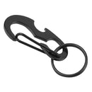 Outdoor Climbing Carabiner Bottle Opener Buckle Keychain Ring EDC Tools A