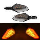 2Pcs Universal Motorcycle Led Turn Signal Lights Blinkers Rear Indicators f