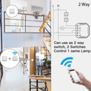 2Pcs Wifi Smart Light Switch Diy Breaker Module Smart Life/Tuya App Remote