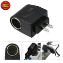 AC Wall Outlet To 12V DC Cigarette Lighter Car Socket Adapter Cell Phone Charger