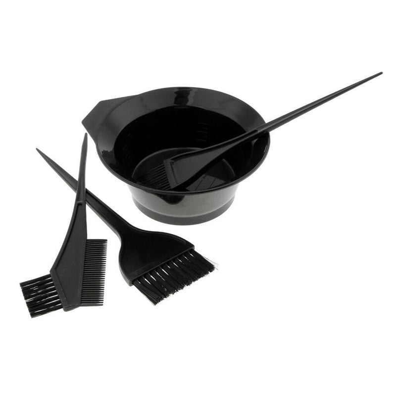 Pro 4pcs Salon Hair Dye Set Kit Hair Color Brush Comb Mixing Bowl Tint Tool