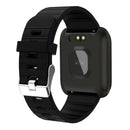 1.3inch Screen Smart Watch Blood Pressure Waterproof Fitness Tracker Black