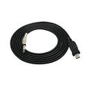 10ft USB Male to 6.35mm Male Electric Guitar Cable Studio Audio Cable Cords