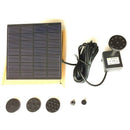 Solar Fountain Water Pump Panel Garden Pond Pool Submersible Watering Kit L3M2