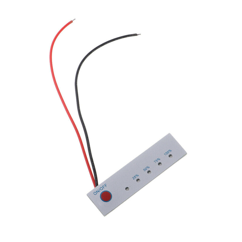 12V Lithium Battery Capacity Tester Power Indicator Gauge Meter 5 Levels 3