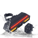 Rechargeable Ultra Bright Bike Rear Light USB Bicycle Taillight LED with 5 Modes