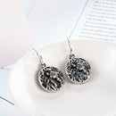 European Hollowed Turtle Dangle Ear Hook Women Drop Earrings Jewelry Gift